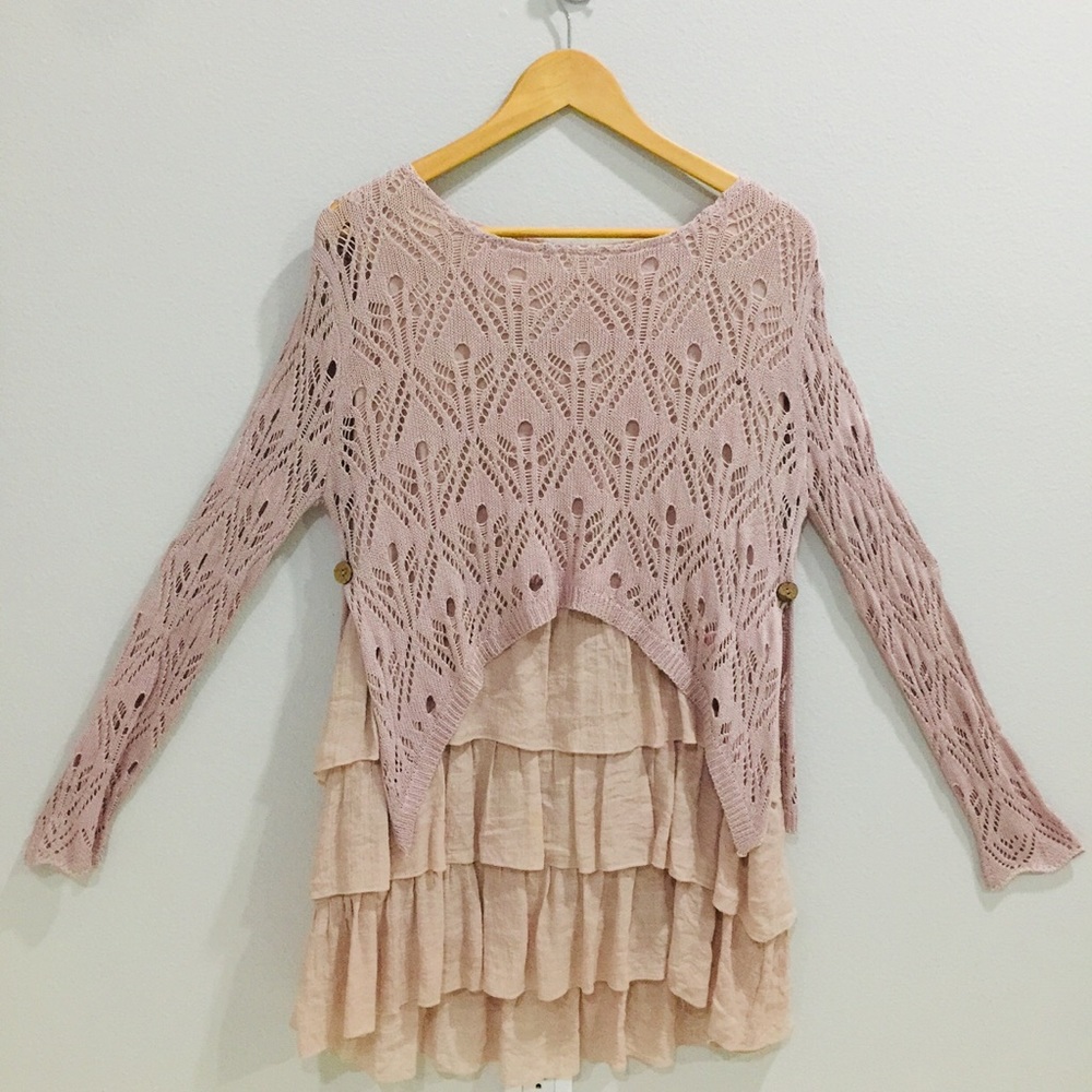 Pink tunic dress